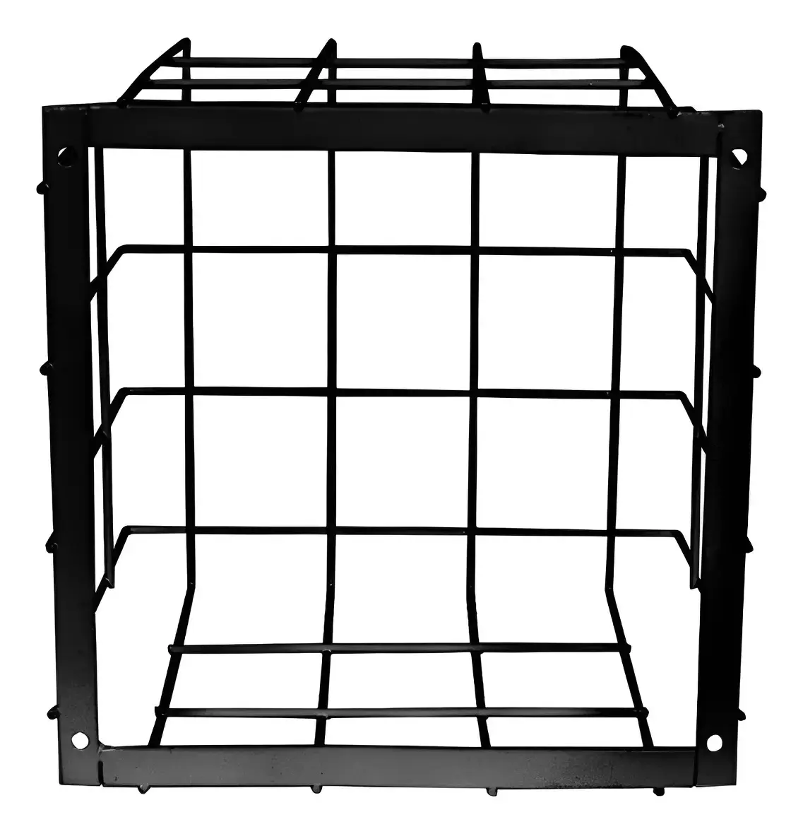 Protetor Câmera Segurança Traramados Preto Aço 20x20x20 Para Teto/Parede