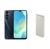Celular Samsung A16 5G 256GB - Azul Escuro + Bateria Carregador Portátil 2x USB-C, 10000mAh, Super Rápida 25W - Bege - 1