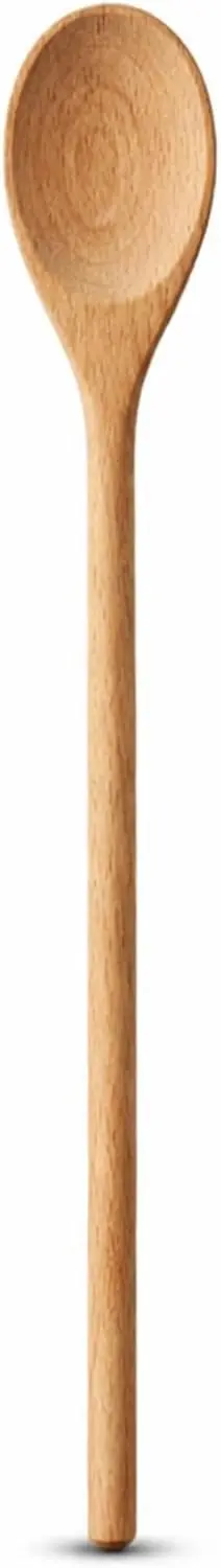 Colher de Pau 34cm em Madeira Natural Resistente Utensílio de Cozinha Colher de Madeira para o dia a dia - 1