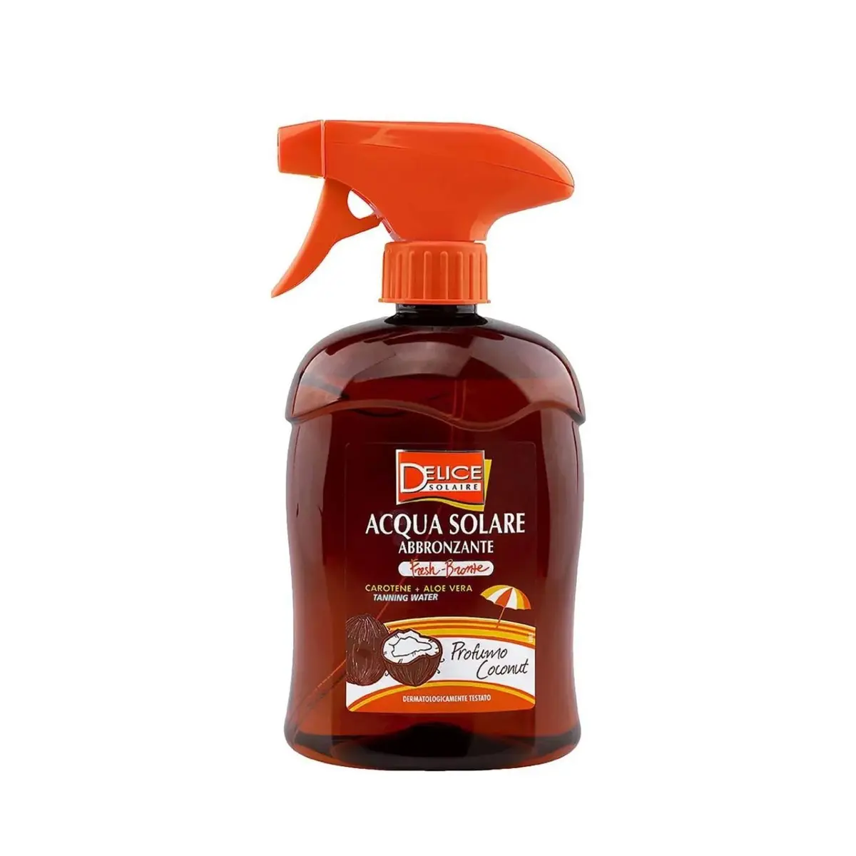 Água Bronzeadora Acqua Solare Delice Solaire, Coco, 500ml