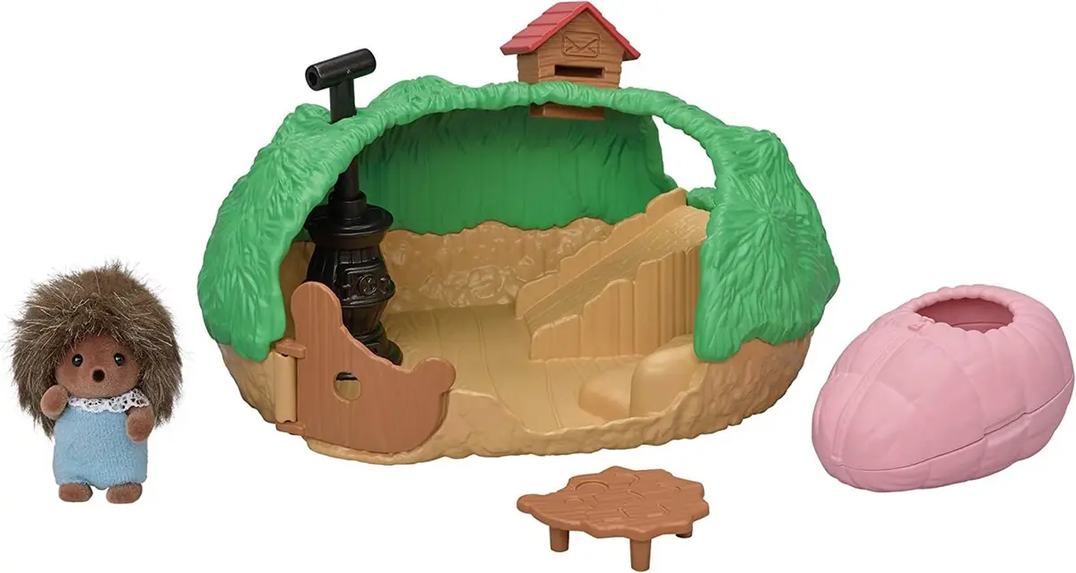 Sylvanian Families - Esconderijo do Ouriço Bebê Conjunto de Figuras, 3+ Anos, Multicor, 5453 - 1