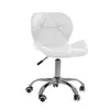 Cadeira Office Eiffel Slim Branca Giratória Ajustável - 1