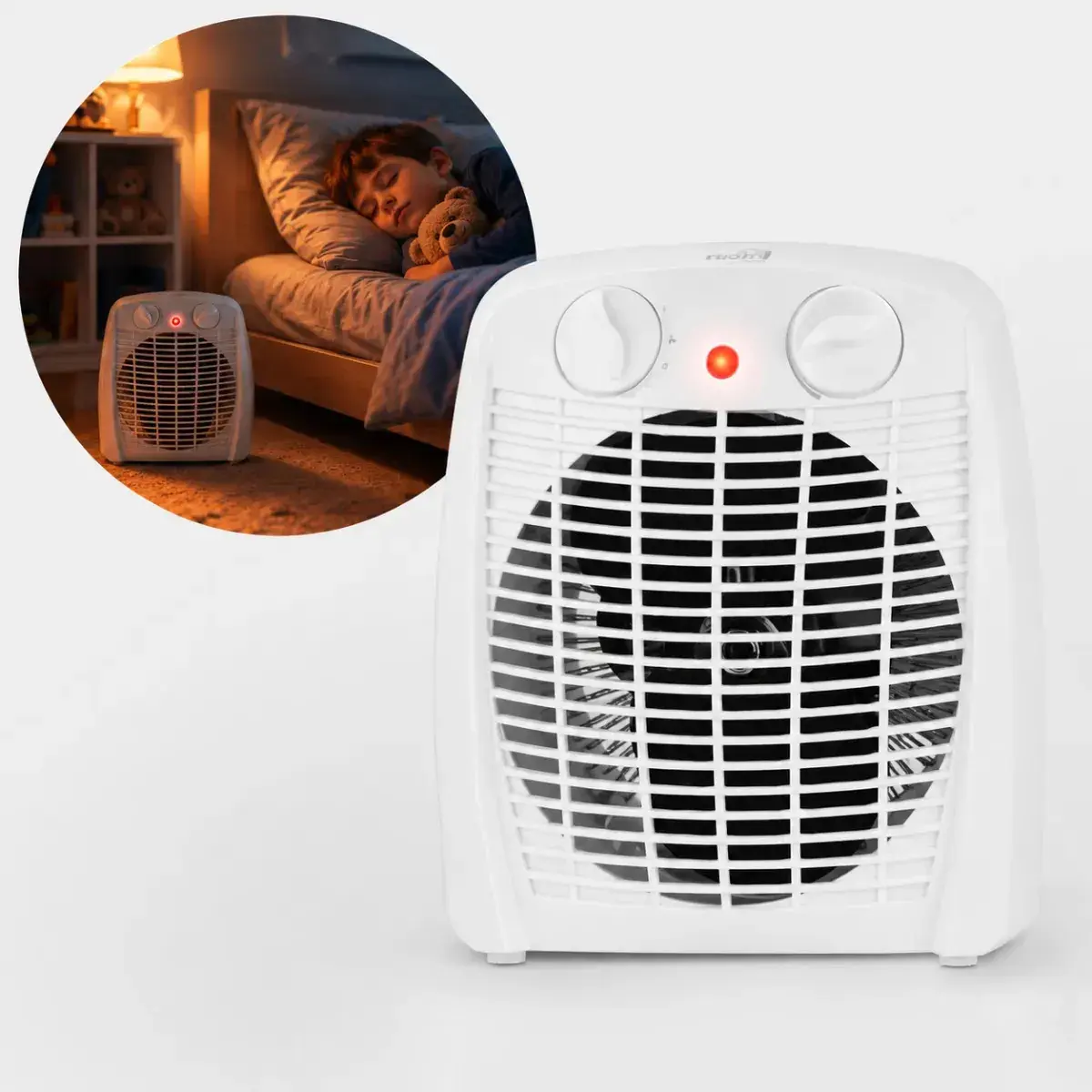 Aquecedor Elétrico 1500w Aq-100 Kian Branco thumbnail 7