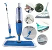 KIT: Mop Esfregão Limpeza Spray Limpa Seca + Rodo Vassoura Mágica - 1