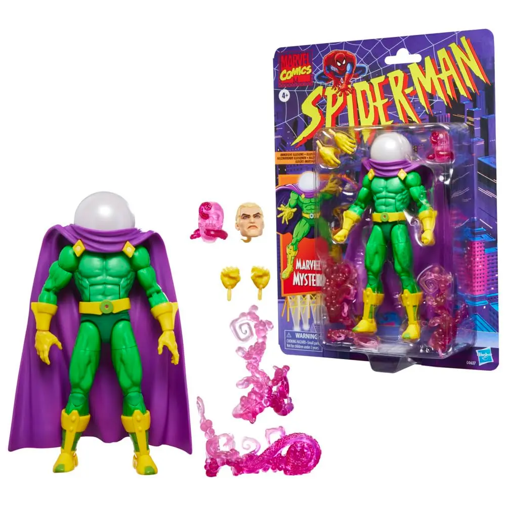 Marvel Legends Series Marvels Mysterio, Retro Spider-Man Figura 15 cm - 1