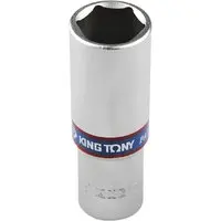 Soquete Sextavado Longo 19mm com Encaixe 12Pol KING TONY-423519MM