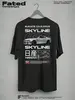 Camiseta Skyline GTR 34 Algodão Manga Curta - 1