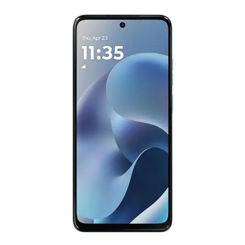 Smartphone Motorola Moto G17 4g - 128GB 12GB (4GB RAM + 8GB RAM Boost) camera 50MP Sony Lytia 600, tela Fhd+ 60hz, bateria 5200 mAh - Azul Claro thumbnail 3