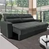 [APP] Sofá 3 Lugares Cama Inbox Clean com Assento Retrátil e Encosto Reclinável em Tecido Velusoft - 190cm de Largura - 1