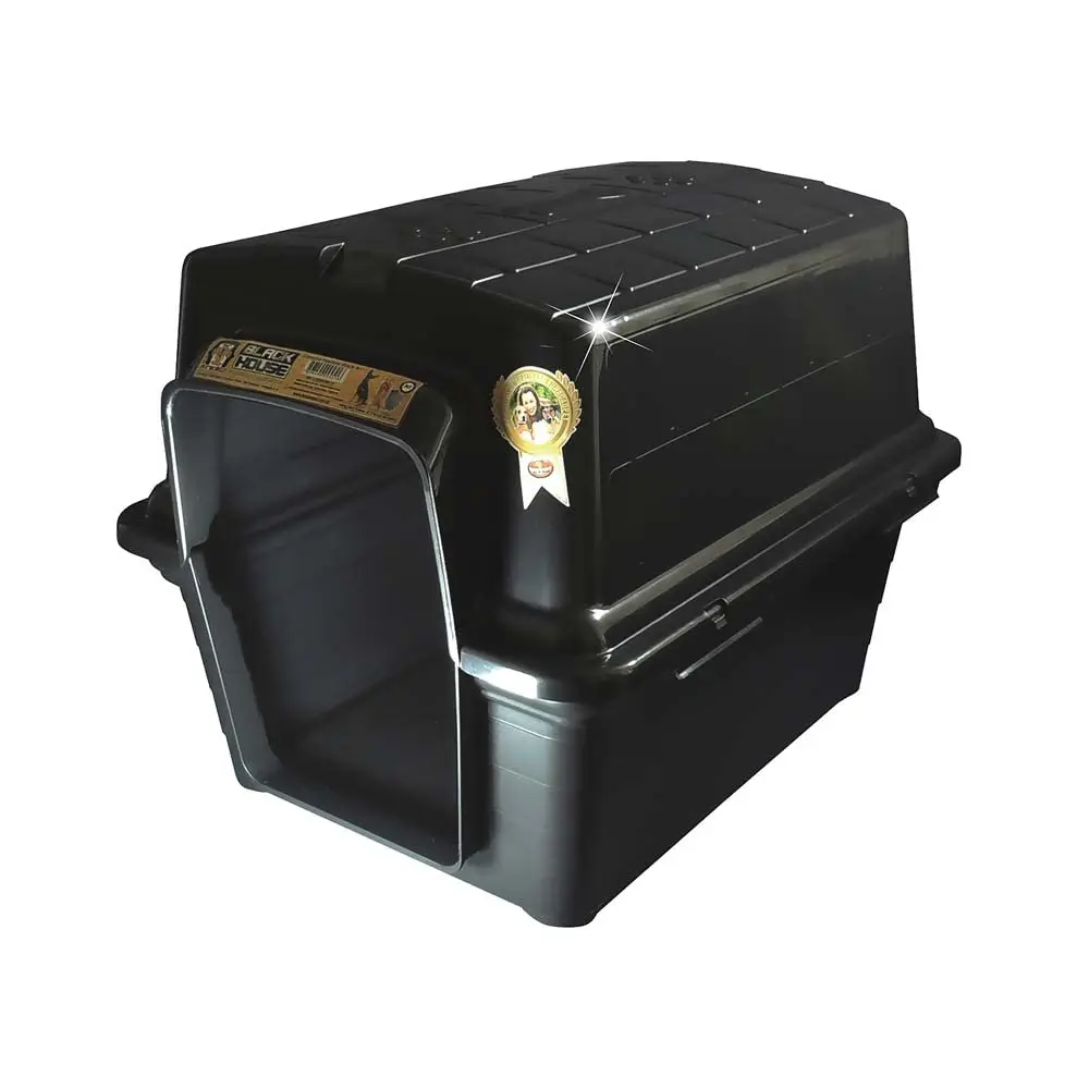 Casinha Plástica Furacão Pet N.3.0, Black Furacão Pet para Cães - 1