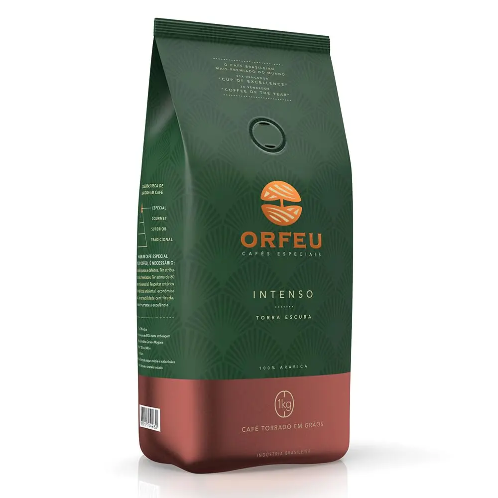 ORFEU Café em Grãos Intenso Torra Escura 1 kg