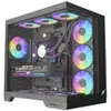 Gabinete Gamer Superframe Vhagar Mid Tower ATX Vidro Preto - 1