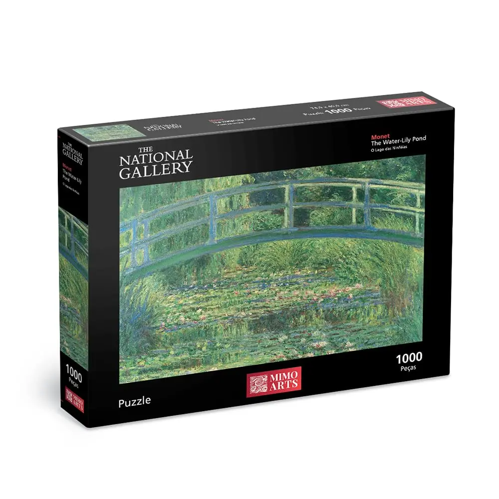 Quebra cabeça Monet, A Lagoa- 1000 peças, National Gallery- Mimo brinquedos