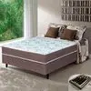 Cama Box Conjugada Casal Umaflex New Florença com Molas Ensacadas 55x138x188cm - Marrom e Bege - 1