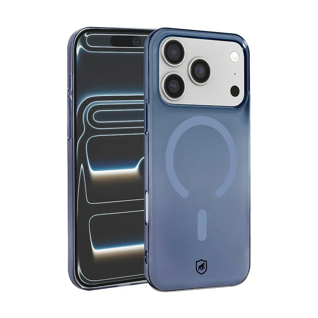 Gshield Capa Case Capinha Crystal Slim em Acrílico Compatível com Magsafe (Azul, iPhone 17 Pro / 18 Pro)