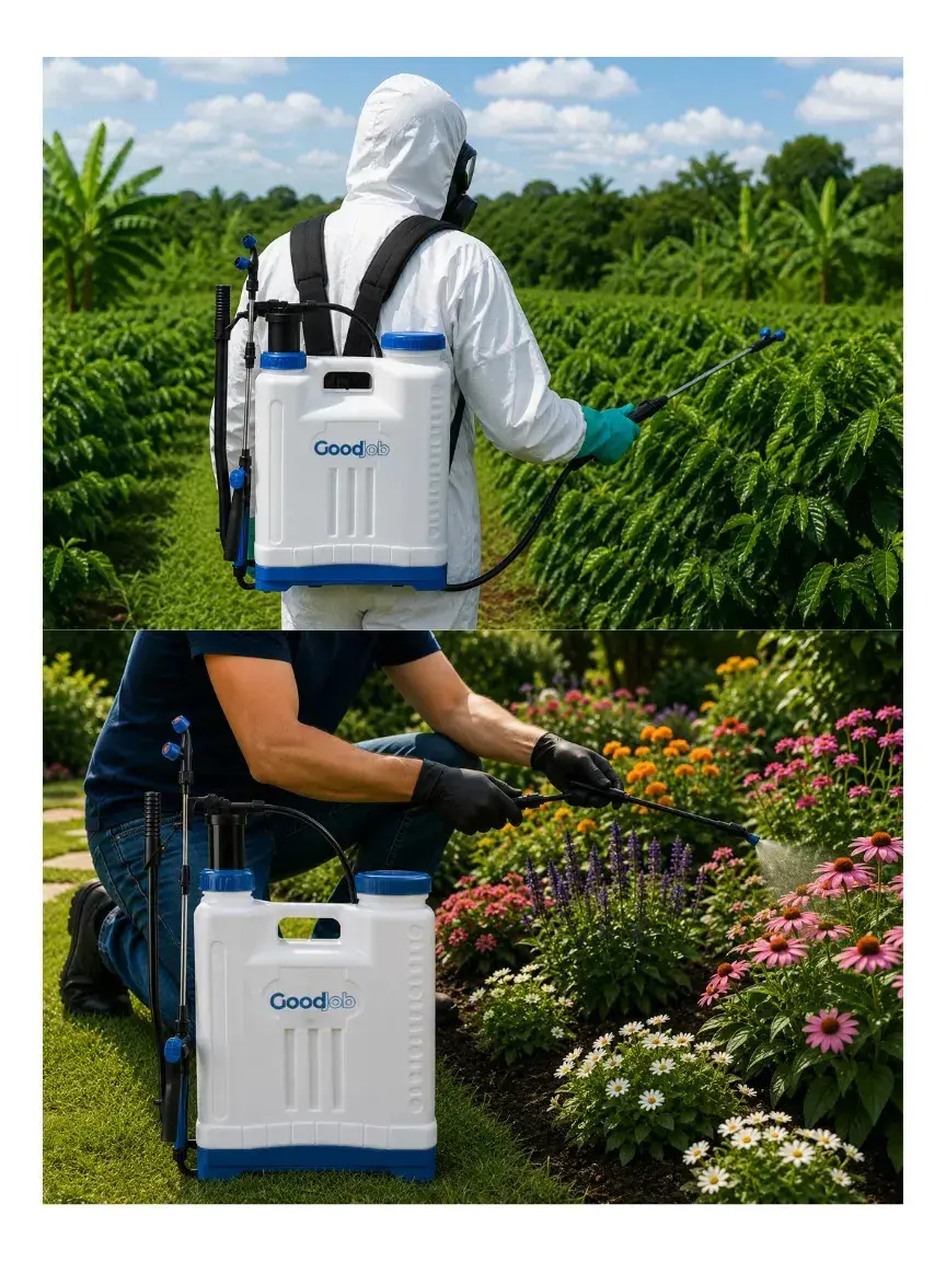 Pulverizador Manual Costal Agrícola 20 Litros Máquina Passar Veneno Insetos GJP200 GoodJob thumbnail 9