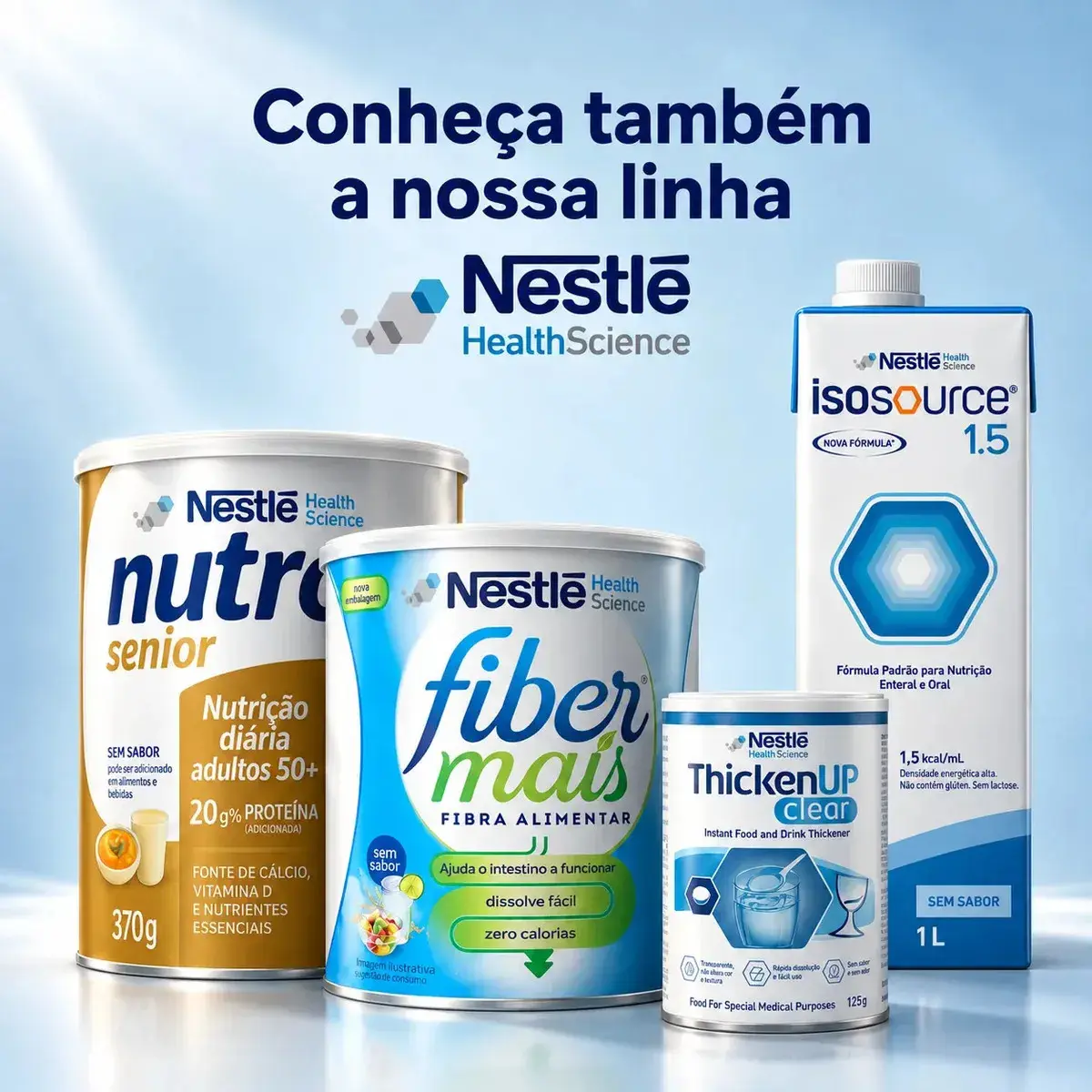 Suplemento em pó Nestlé alimentar nutren senior sem sabor Nutren x 370g thumbnail 4