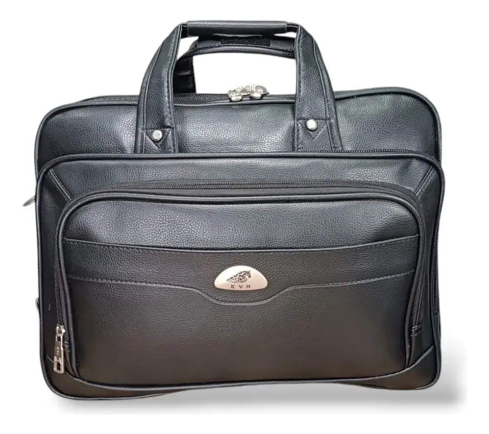 Bolsa Para notebook KVN Couro Sintético Notebook 15.6 Polegadas Preta - 1