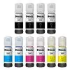Kit 10 tintas Para Epson T544 L3150, L3110, L5190, L3250, L3210, L5290, L5593 - 1