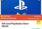 Gift Card Playstation Store - R$ 250 - 1