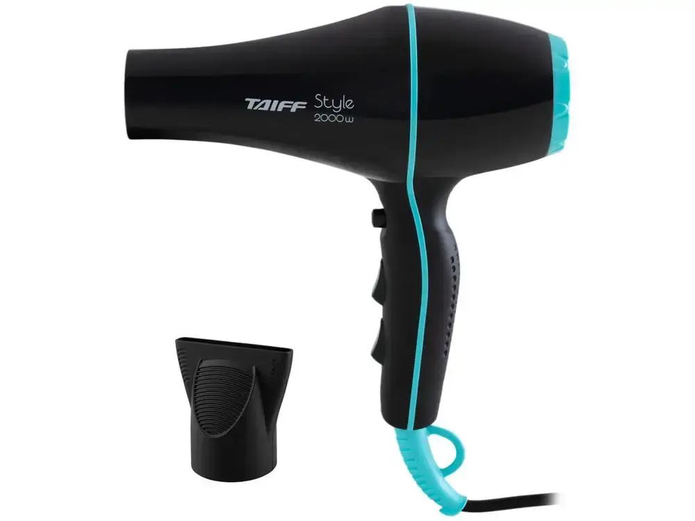 Secador de Cabelo Taiff Style Preto 2000W - 220V
