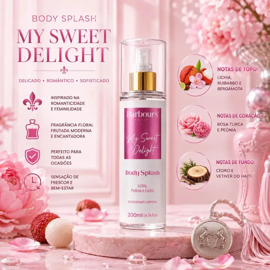 Body Splash My Sweet Delight Barbour's Beauty 200ml thumbnail 3