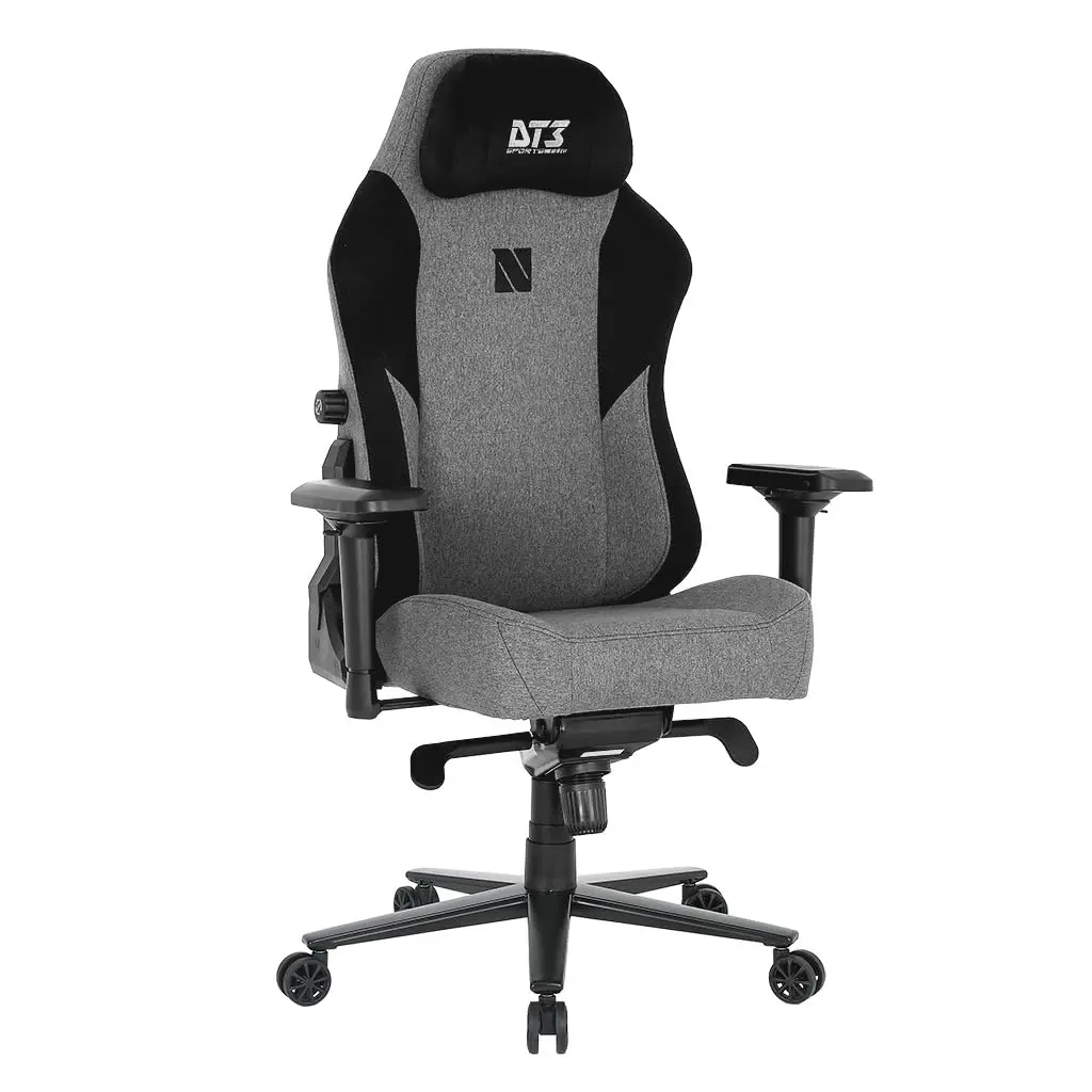Cadeira Gamer DT3 Nero, Revestimento com Tecido DT3 Max2Weave, almofada magnética, apoio lombar integrado, braços 4D+, suporta até 140 e altura máx. de 1,85m(Graphite)