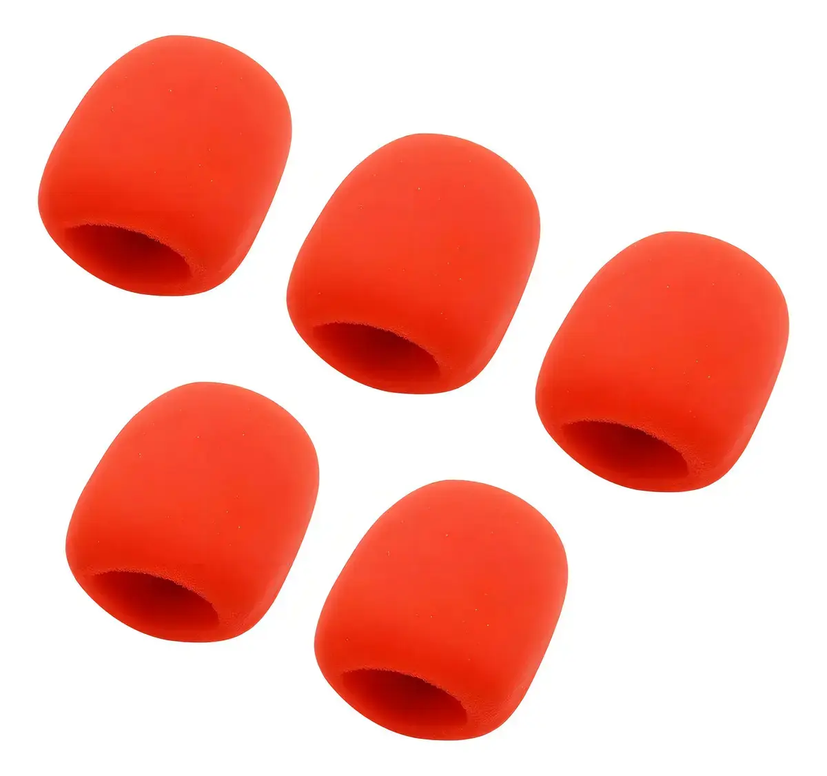 Espuma Protetora Para Microfone Preta 5 Unidades C/nf-e Cor Vermelho