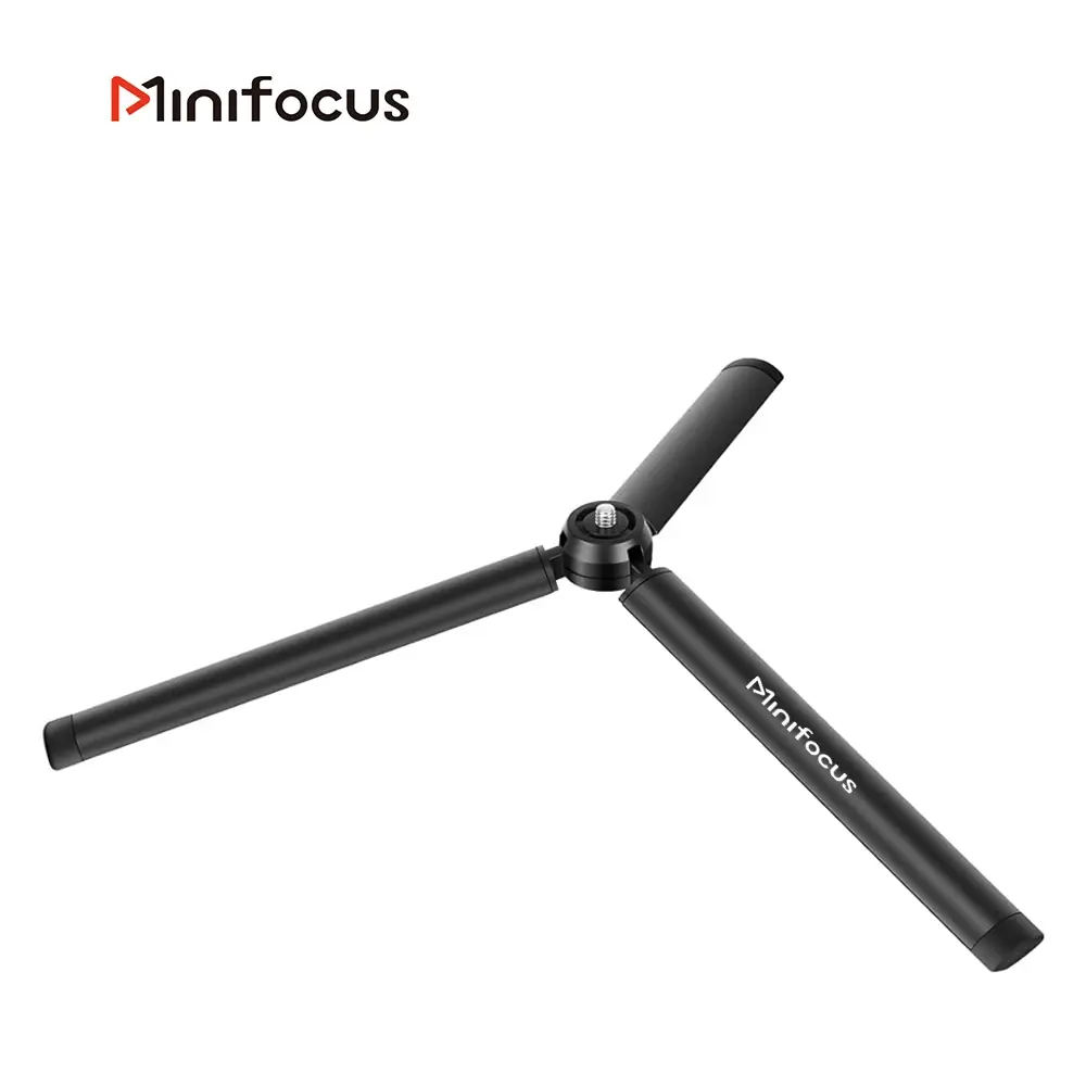 Mini tripé de metal para dji zhiyun feiyu gimbal alça estabilizador câmera dslr monopé mesa portátil com parafuso de 1/4"