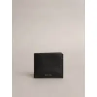 Carteira Calvin Klein Fold Couro - Preto Calvin Klein Jeans
