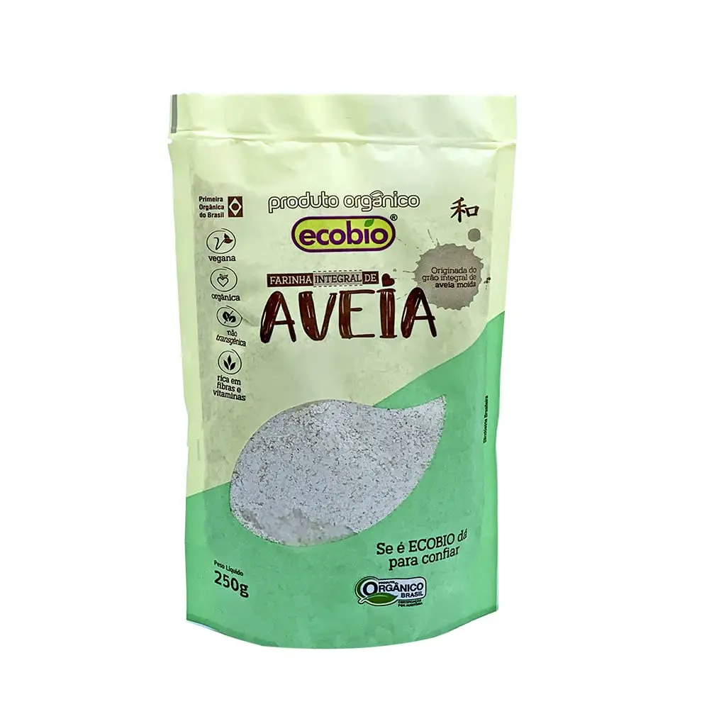 ECOBIO - Produtos Orgânicos. Farinha Integral De Aveia Orgânica Ecobio Produto Orgânico - 1