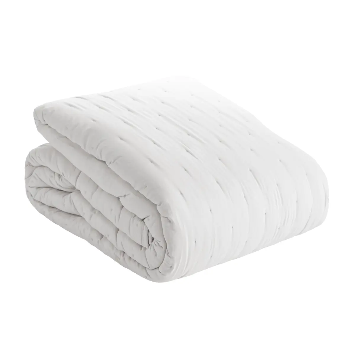 LYOR - Colcha Matelassê Casal Saphira e 2 Porta Travesseiros Toque 300 Fios Microfibra Branco