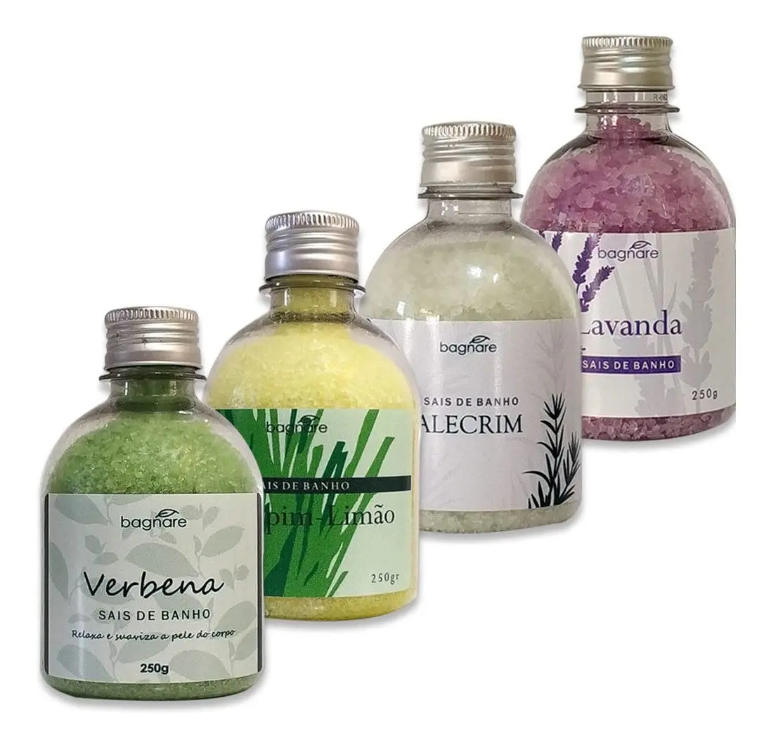 Kit Sais De Banho Banheira Hidro Relaxante Refrescante 4 Aromas - 1