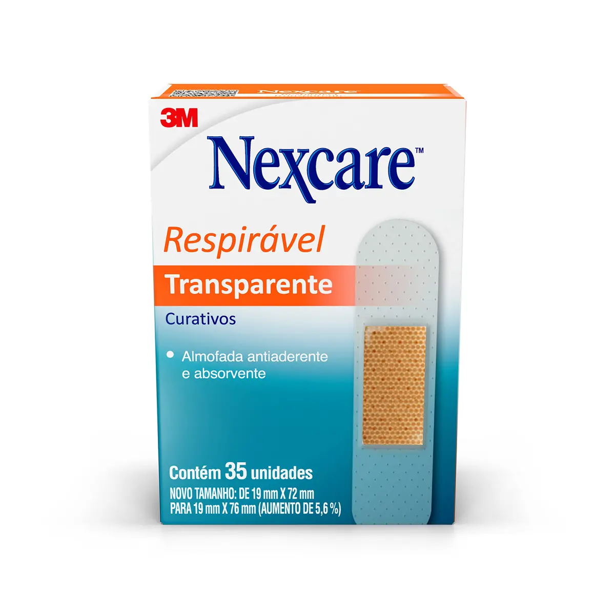 NEXCARE 3M Curativo Transparente 19 mm x 72 mm 35 Un. | Almofada que Não Adere a Ferida, Deixa a Pele Transpirar, Discreto, Ideal para Cobrir e Proteger Ferimentos - 1