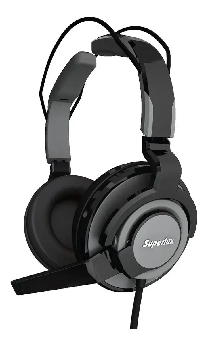Fone Ouvido Superlux Hmc-631 Com Microfone Preto