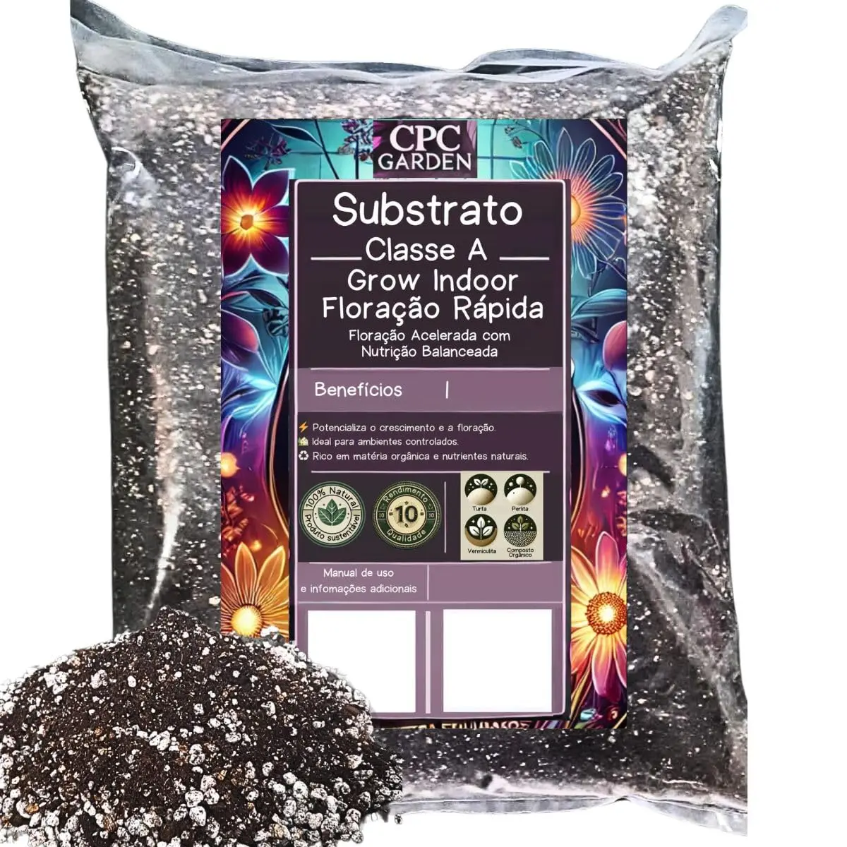 Substratos Classe A CPC Garden Grow Indoor (1 Litro) - 1
