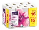 Papel higiênico Qualitá folha dupla 30 metros de 16 unidades - 1