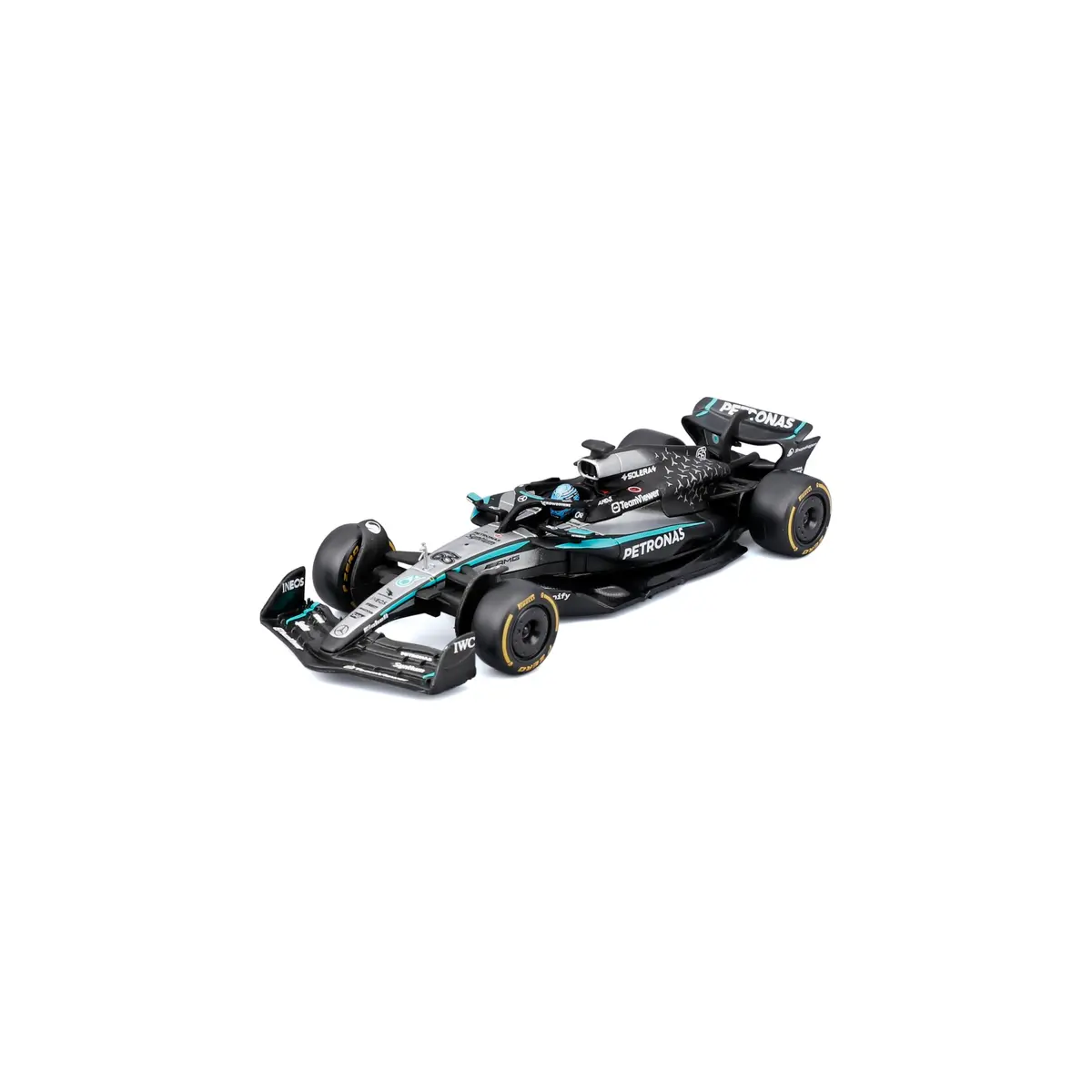 1/43 F-1 2025 MERCEDES - AMG W16#63 RUSSELL COM PILOTO