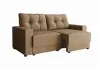Sofá 2 Lugares Retrátil Lubeck Suede Bege 140 cm - 1
