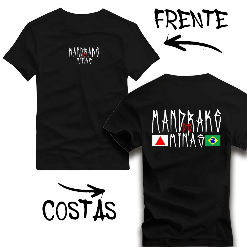 Camiseta Unisexx Premium Estampada MANDRAKE DE MINAS Alta Qualidade Camisa Confortável Lançamento - 1