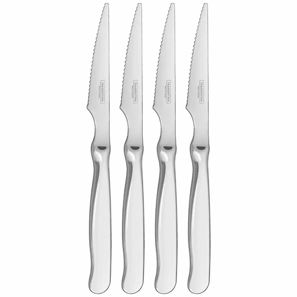 Conjunto de Facas para Churrasco Tramontina Zurique em Aço Inox 4 Peças