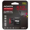Cartão de memória Adata MicroSD 512GB Classe 10 c/ Adaptador - 1