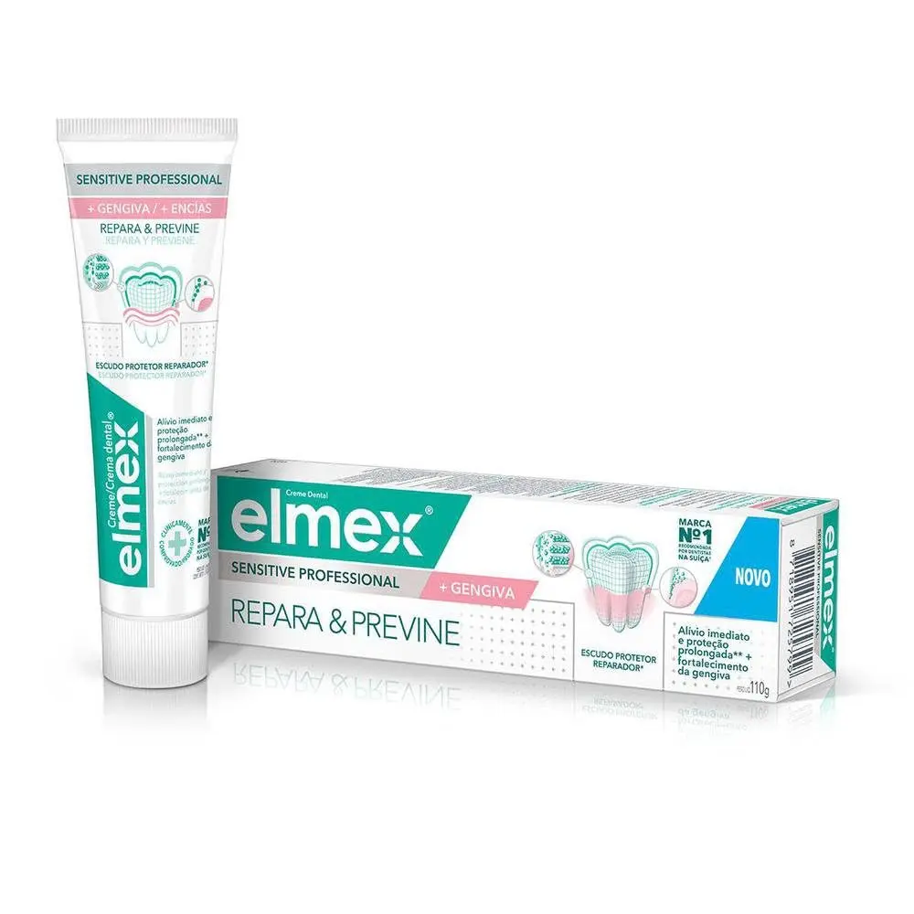 Elmex Sensitive Professional e Gengiva Creme Dental, 110g