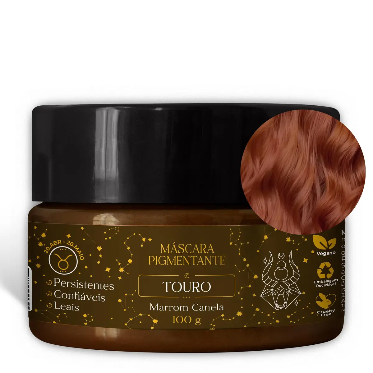 KAMALEÃO COLOR Máscara Pigmentante Signos Touro 100g - 1