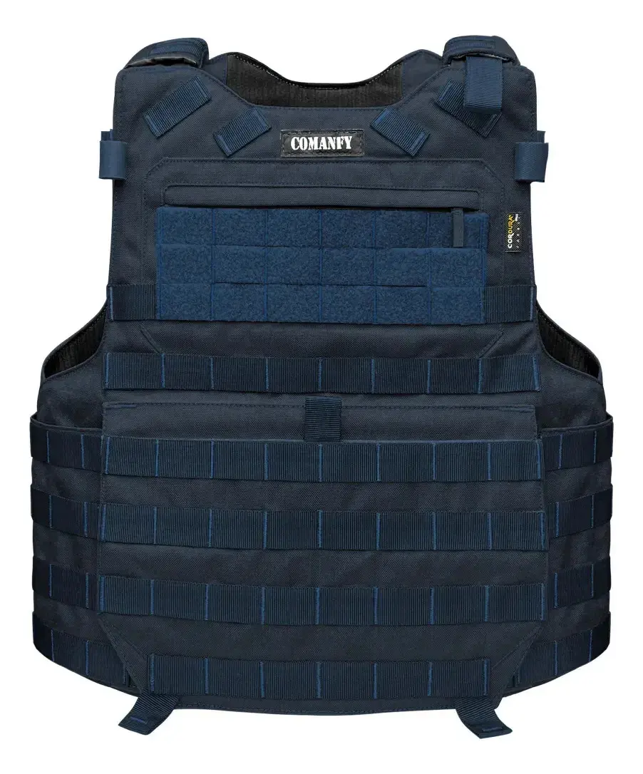 Colete Comanfy Predador G5 Cordura Dark Navy Cor Preto Tamanho do colete táctico PP - 1