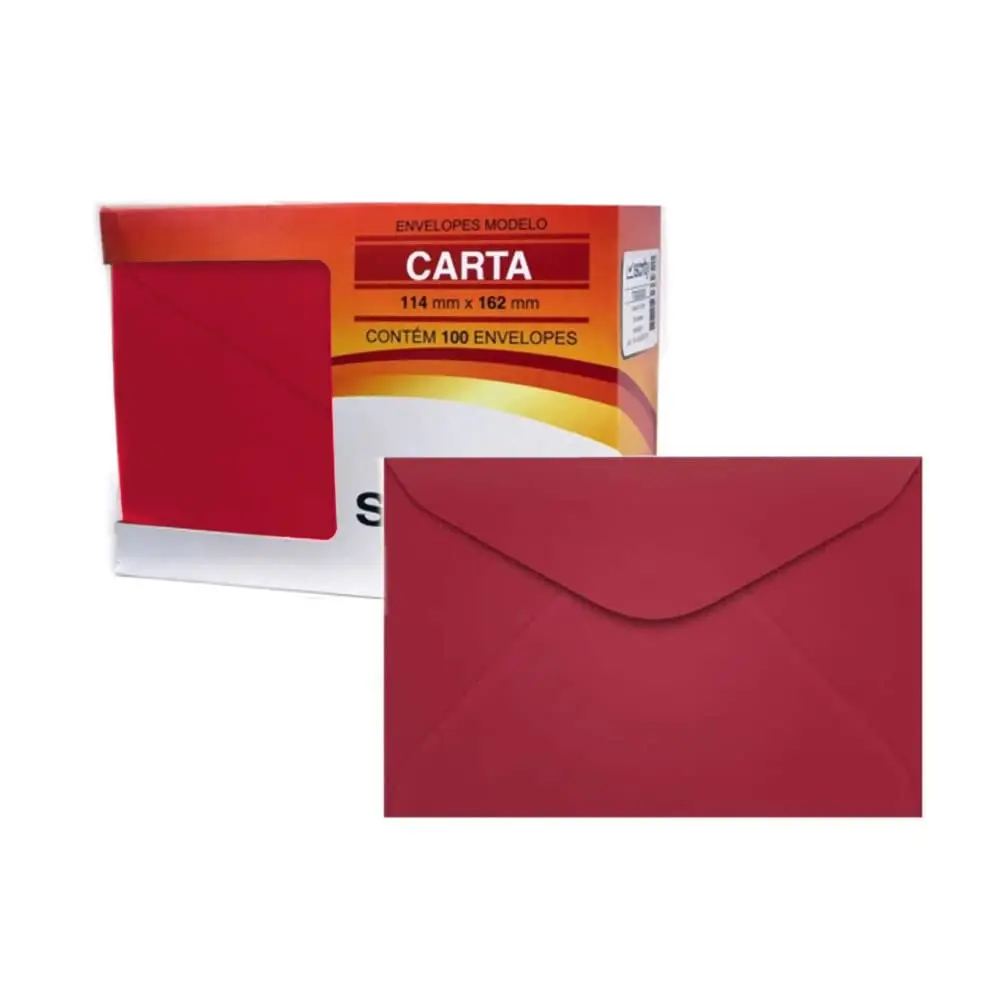 Envelope Visita Colorido 72X108 Pink Cancun 80G - Pacote Com 100, Scrity, CCP 450.15, Pink, 72X108