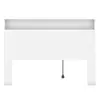 Cabeceira para Cama Box Casal Bartira Versatti 138 com de Largura com Tomada - Branco - 1