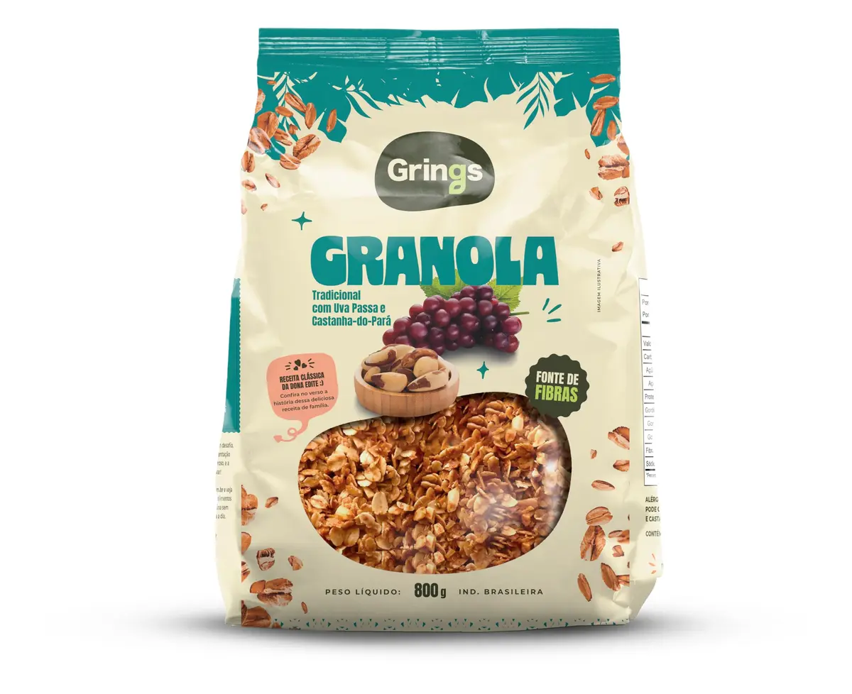 Granola Tradicional 800g - Grings