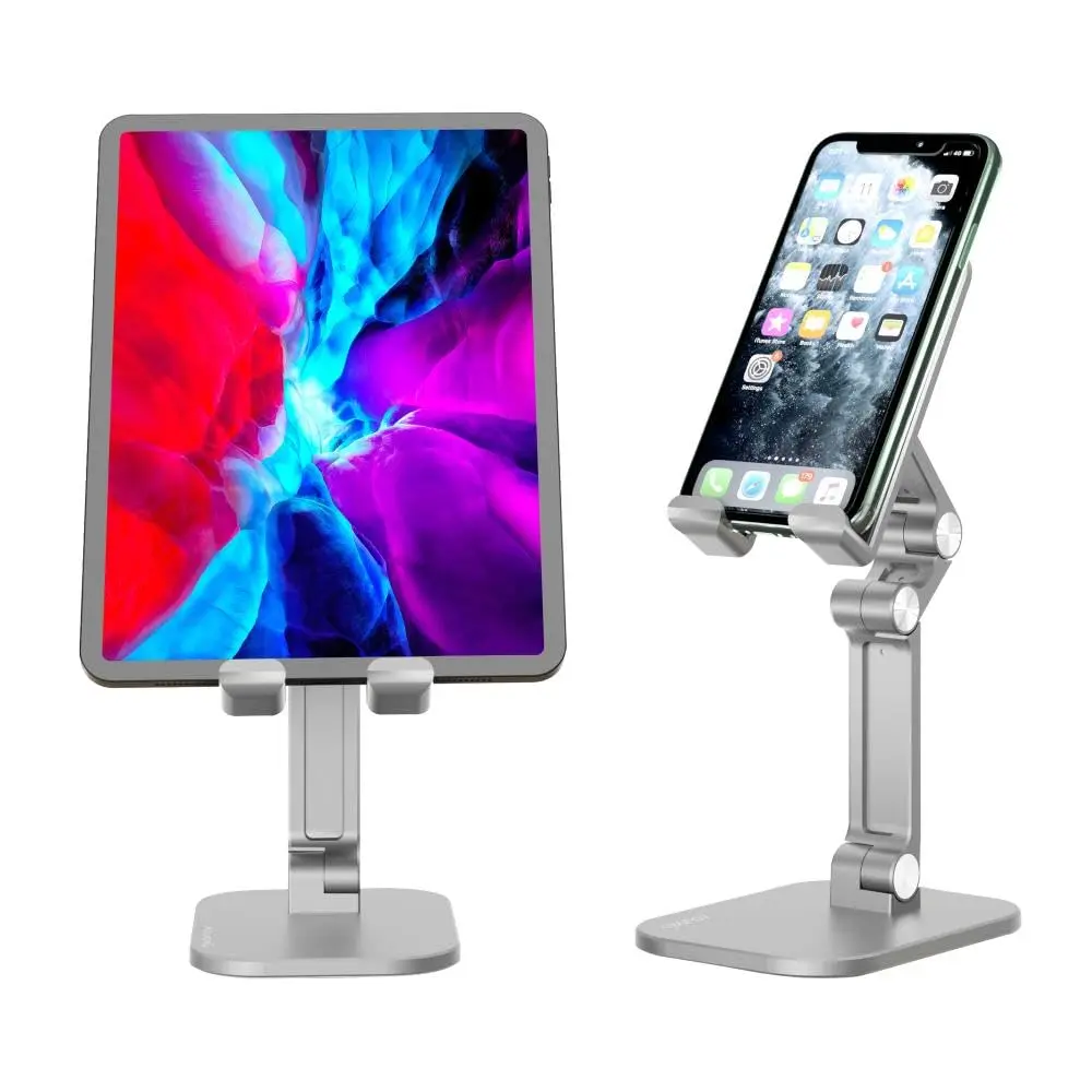 Geonav Suporte FlexPro de mesa dobrável para Smartphones e Tablets até 13´, SUPMOB, Cinza - 1
