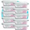 Kit 10 Potes Vidro 640ml Hermético Marmita Forno Refratário - 1